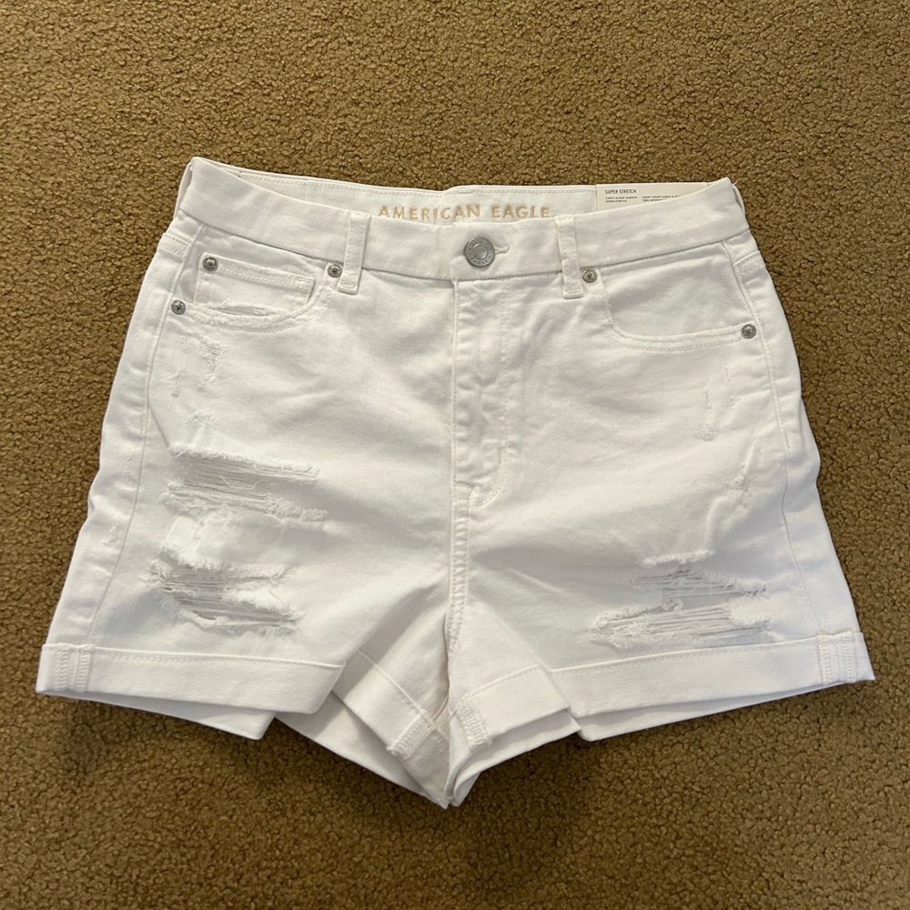 American Eagle Outfitters White Jean Shorts